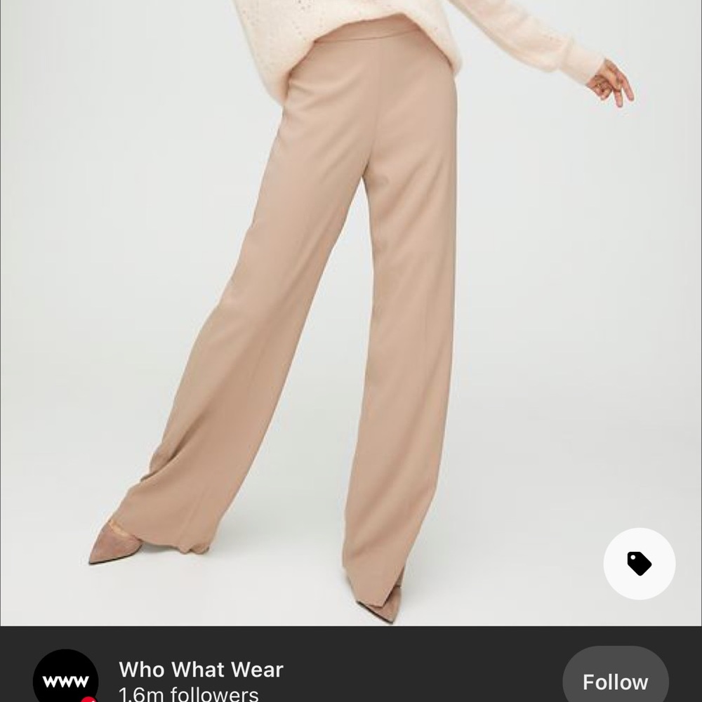 Aritzia Babaton wide leg pants Size 0